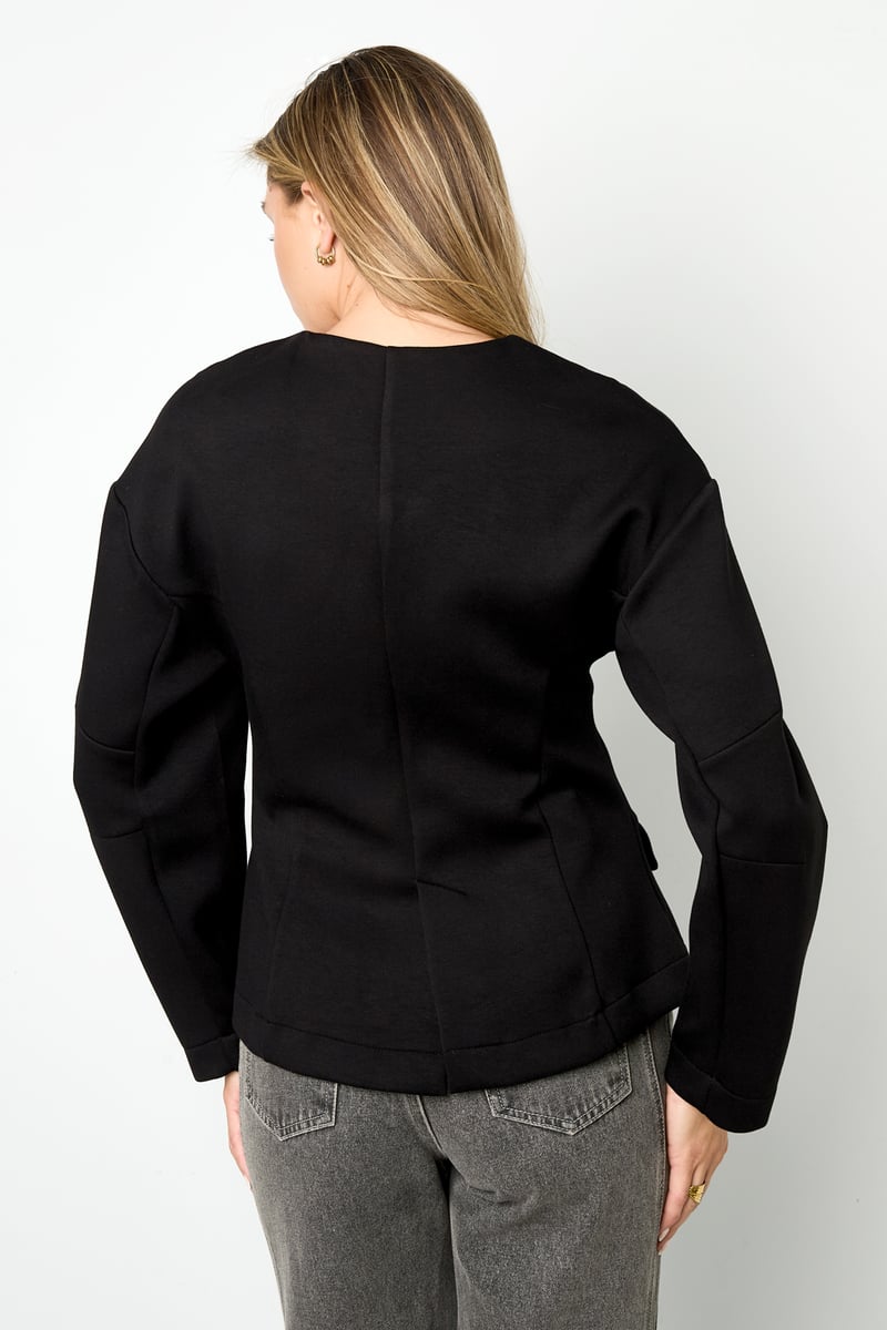 Polyesterfaser (Polyester) Damenanzug-Set Einfarbig Elegante Herbst-/Winterkleidung