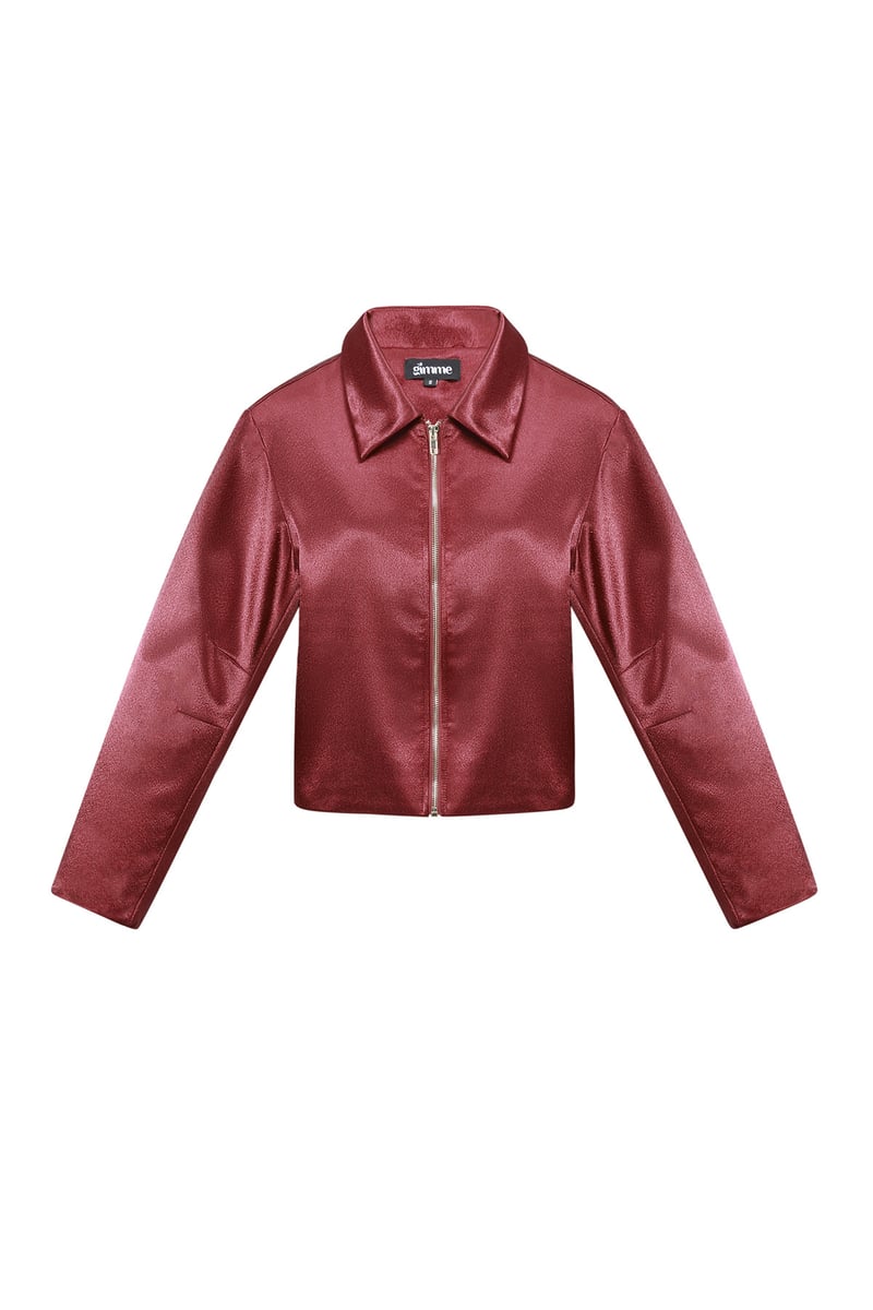 Jacke in Satinoptik