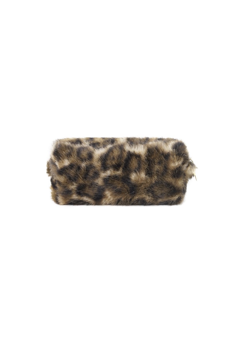 Kosmetiktasche mit Leopardenmuster