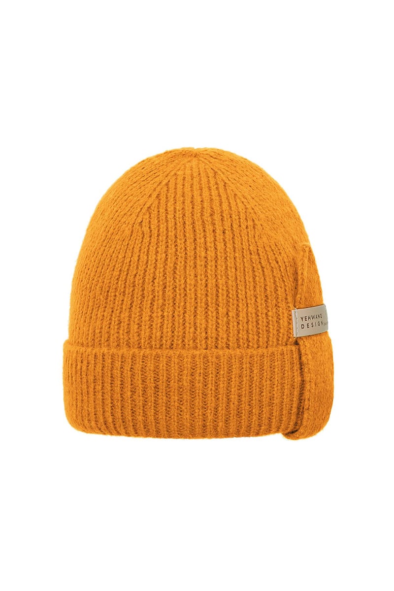 Beanie Yehwang Black Polyester