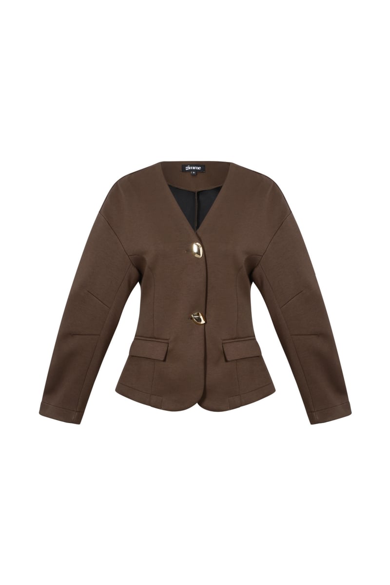 Polyesterfaser (Polyester) Damenanzug-Set Einfarbig Elegante Herbst-/Winterkleidung