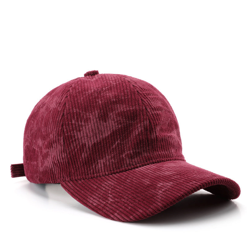 Gradient Corduroy Baseballcap – Stylischer Farbverlauf im Cordlook