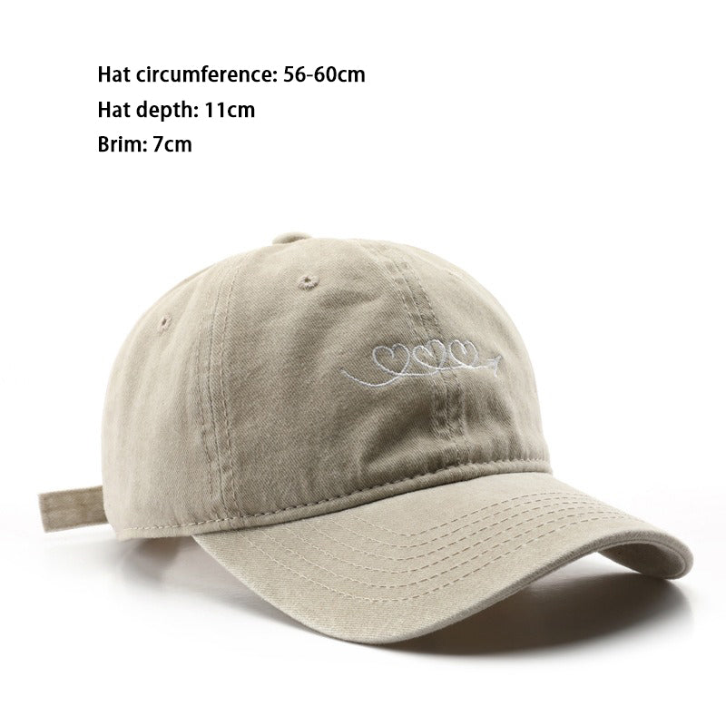1 Piece Casual Heart Baseball Cap