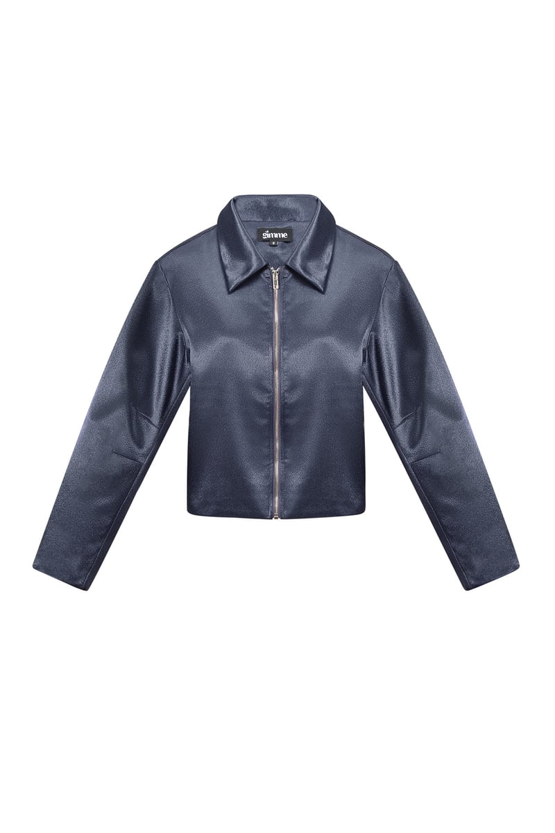 Jacke in Satinoptik
