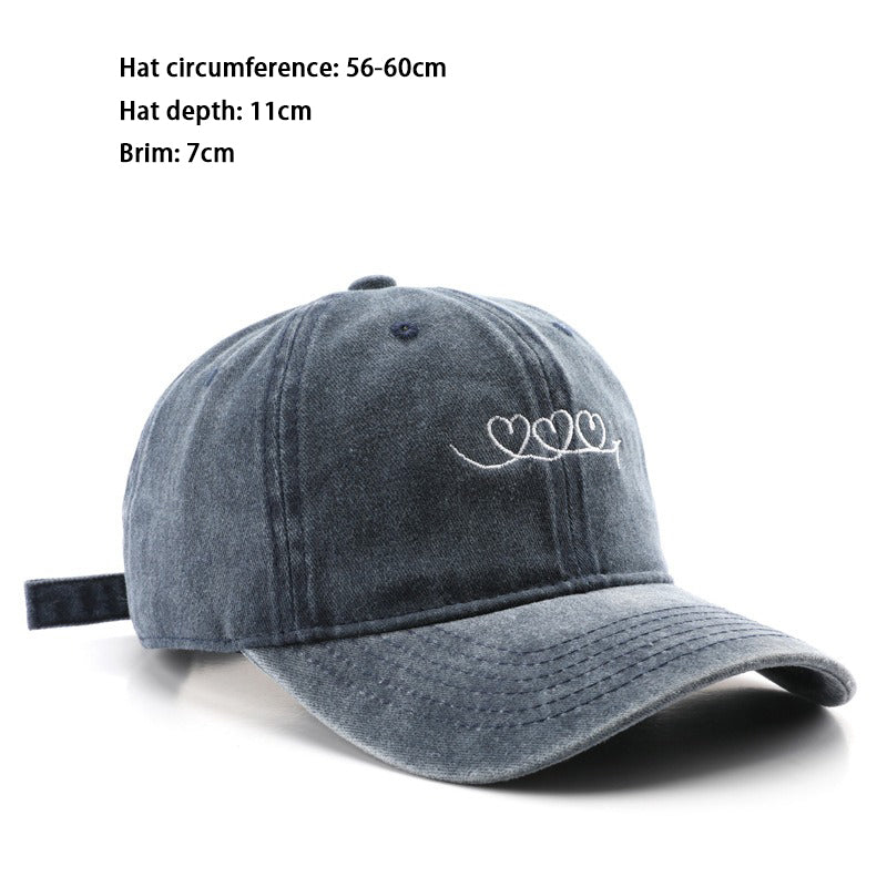 1 Piece Casual Heart Baseball Cap