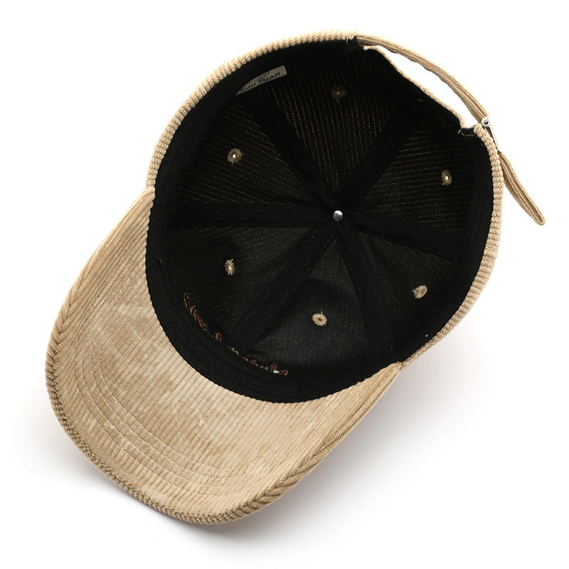 Gradient Corduroy Baseballcap – Stylischer Farbverlauf im Cordlook