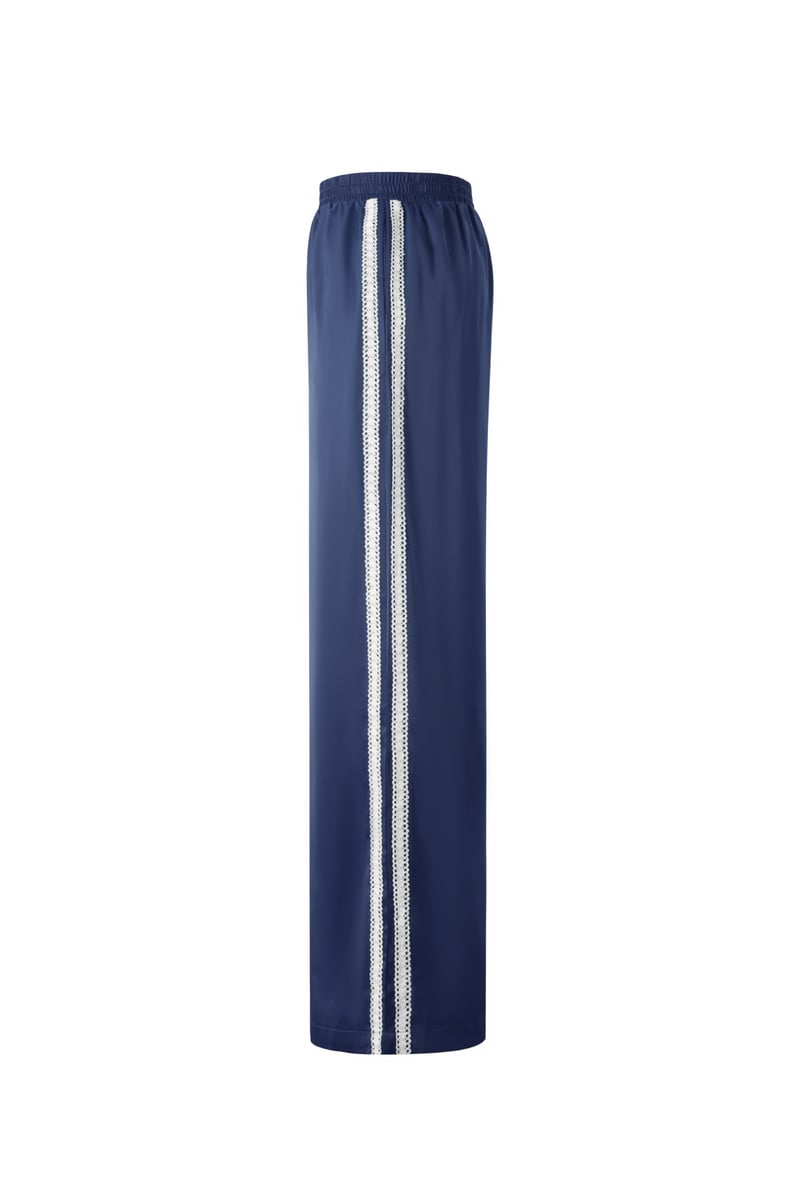 Satin Look Sporty Pants