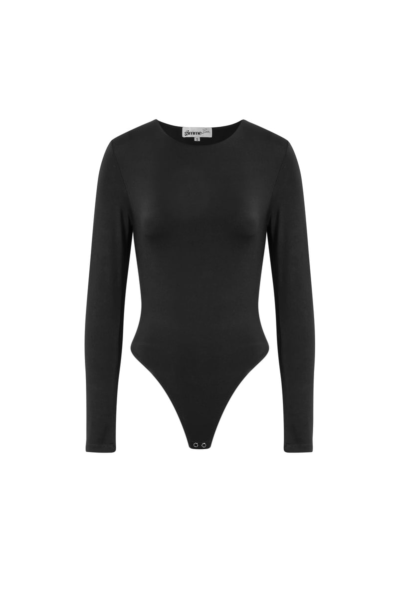 Nylon Shapewear Bodysuit Einfarbig Basic Alle Passformen Kleidung