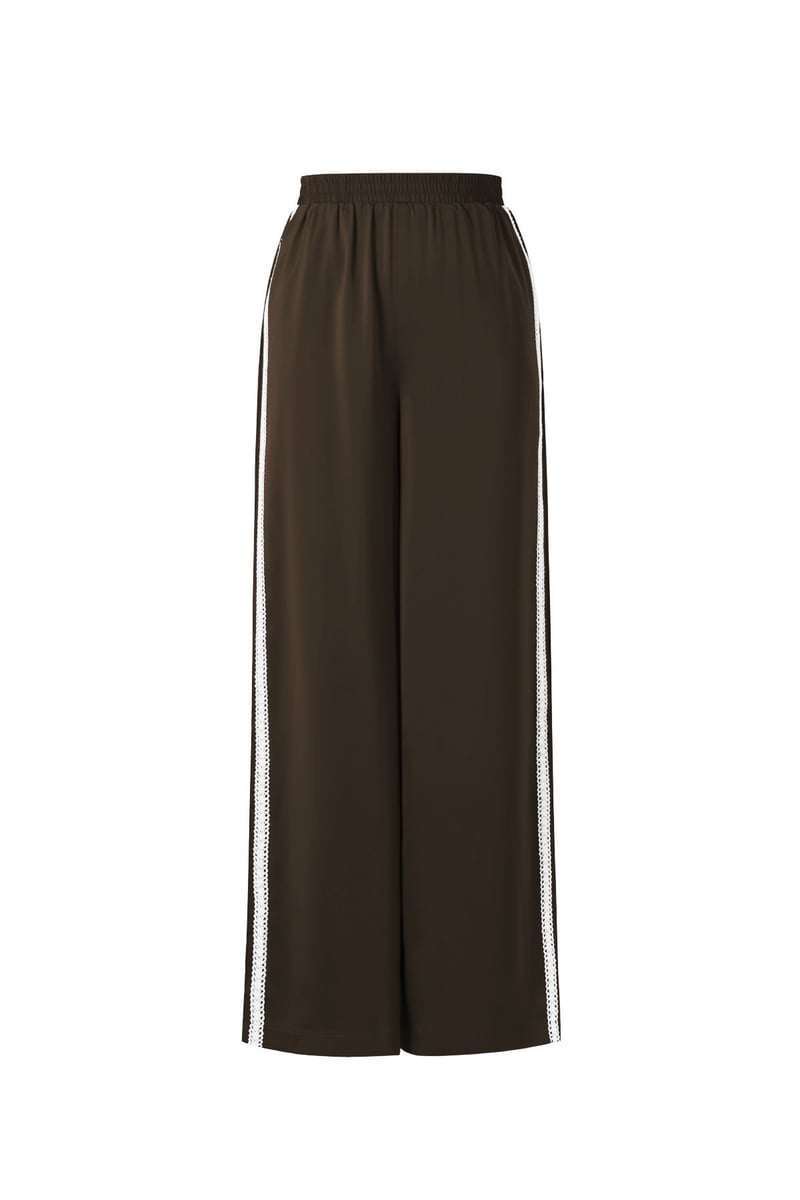 Satin Look Sporty Pants