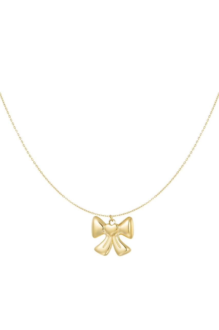 Necklace for women - Golden Love Knot