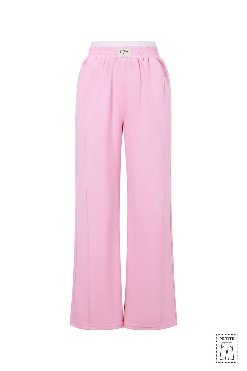 Polyester fiber (polyester) Straight pants Solid color Sporty All Fit  Clothes