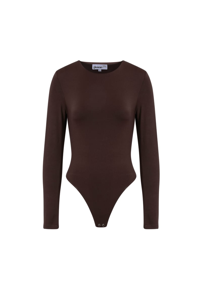 Nylon Shapewear Bodysuit Einfarbig Basic Alle Passformen Kleidung