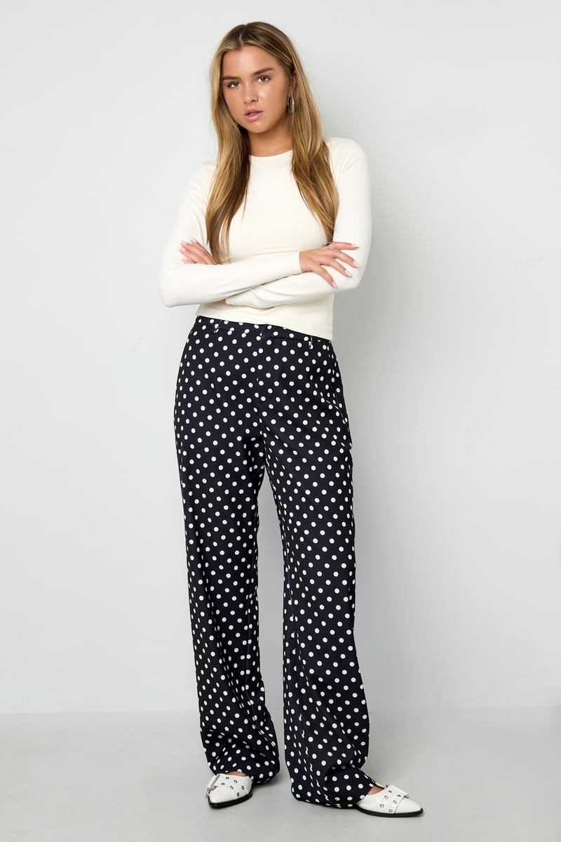 Gepunktete Hose