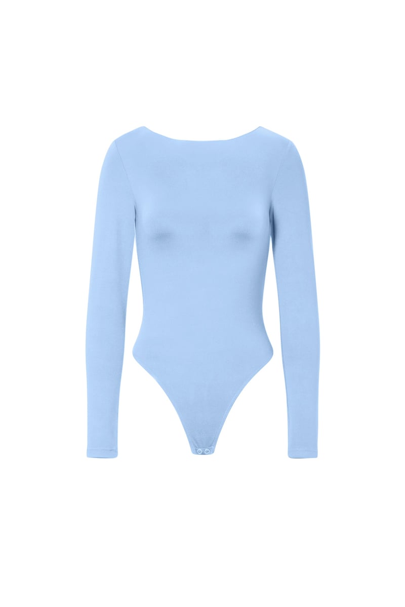 Nylon Shapewear Bodysuit Einfarbig Basic Alle Passformen Kleidung