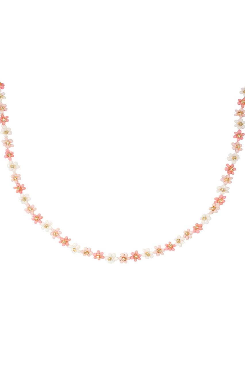 Rose Power Necklace for Women - Light Pink